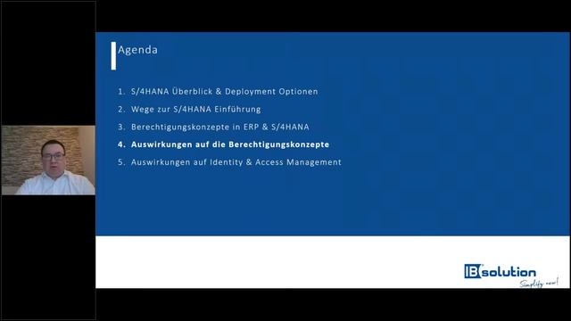 S/4HANA Einführung & Auswirkungen Auf Berechtigungskonzepte