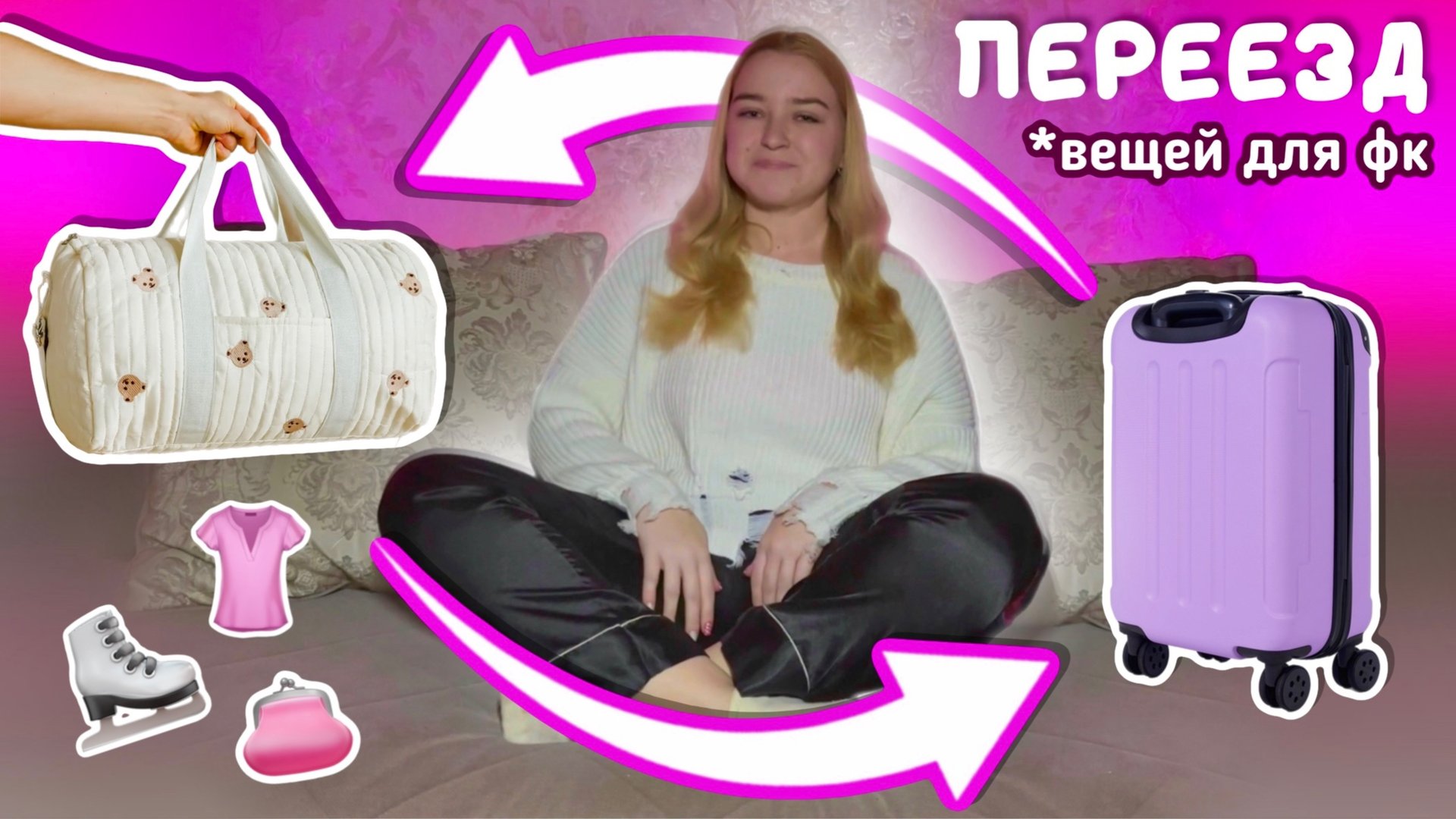 реорганизация моей сумки для фигурного катания