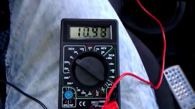 Напряжение на прикуривателе без предохранителя.3gp