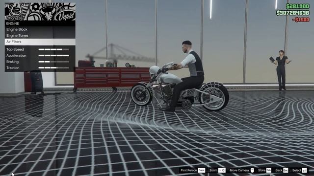 GTA 5 Online : LCC Sanctus Customization & Review | Halloween Vehicle | Ghost Rider Bike