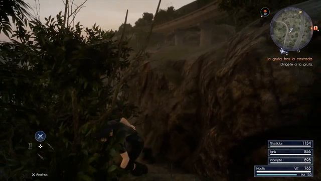 Guia Final Fantasy XV | Capitulo 17 | Encuentro Con Iris En Lestallum Y Mausoleo Detrás De Cascada