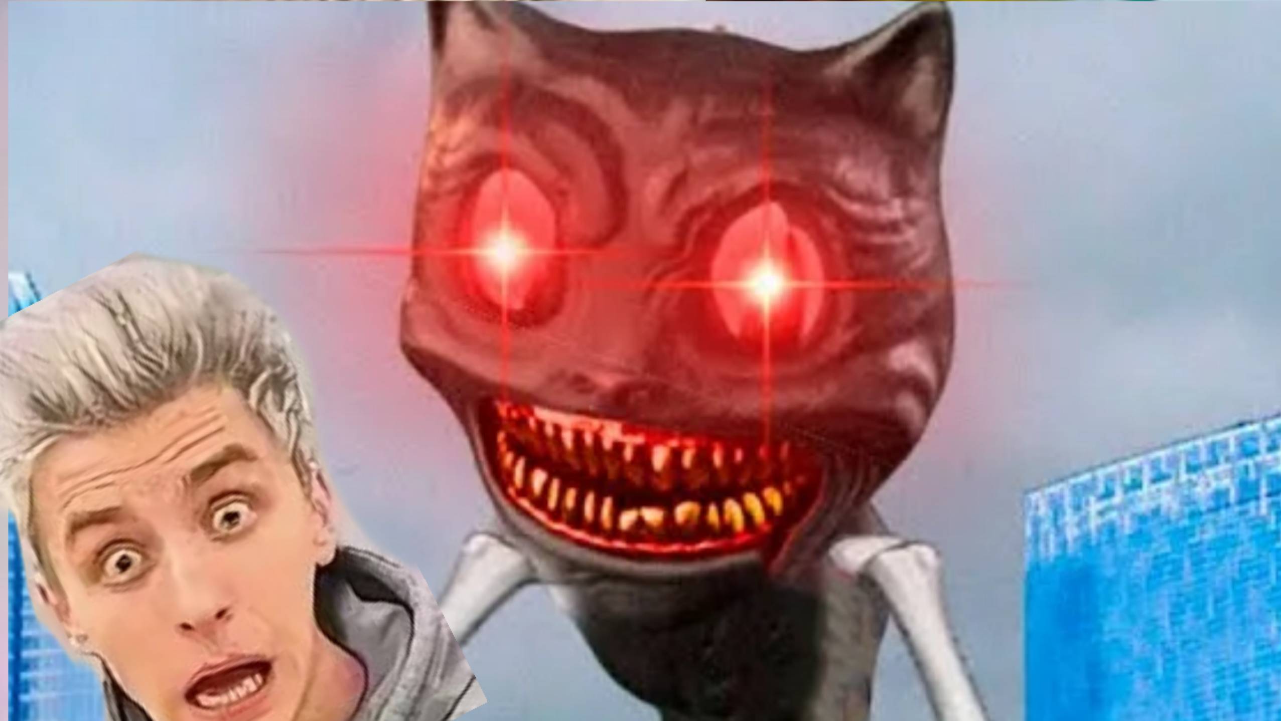 Картун Кэт напал на а4 в парке , в реальной жизни?!