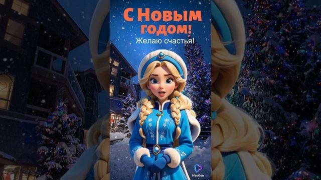 Поздравление от Снегурочки