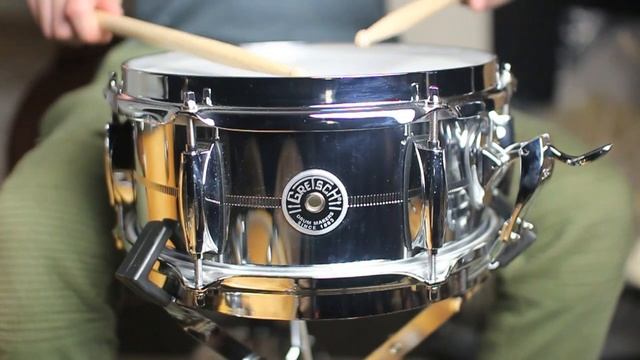 Gretsch 5x10 Brooklyn Chrome Over Steel Snare Drum