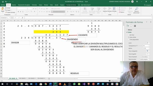 8 Algoritmo De La División, Herramienta Aritmética, Para El Desarrollo En Diferentes Bases Numérica