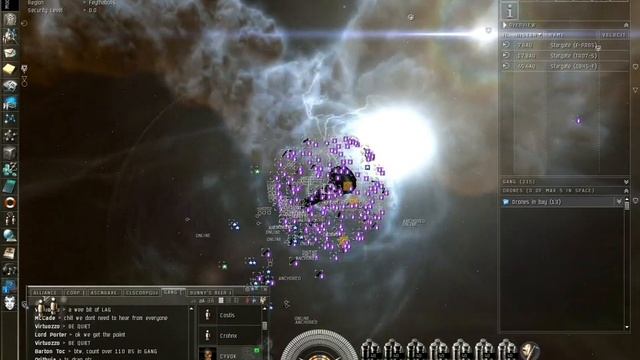Eve Online - First Titan - ASCN - Cyvok Opening Up A Jump Bridge