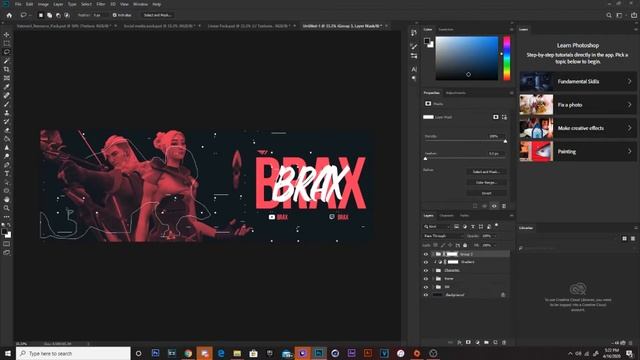 Valorant Twitter Header-Photoshop Speed Art