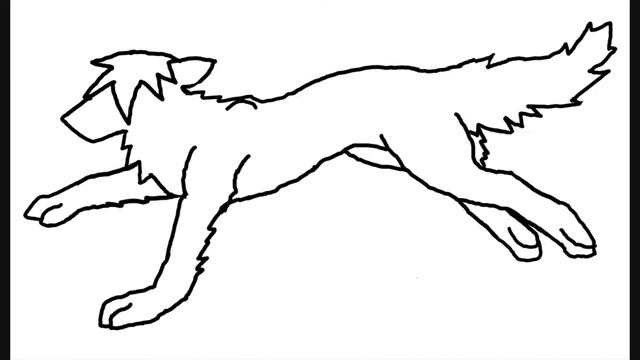 Wolf Run Cycle (6 Frames)