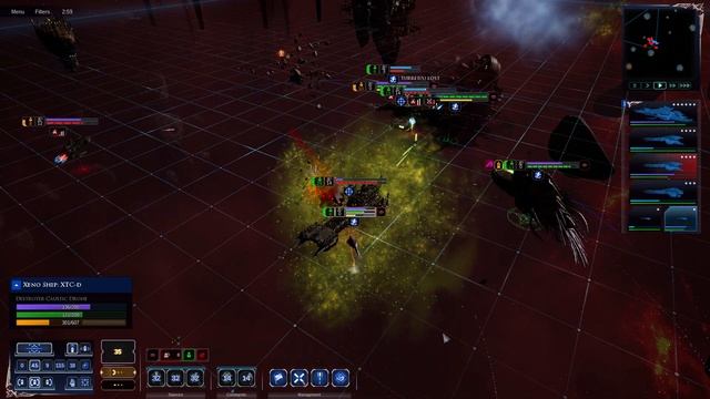 Tyranids Vs Space Marines - Classic Battle - Battlefleet Gothic Armada 2