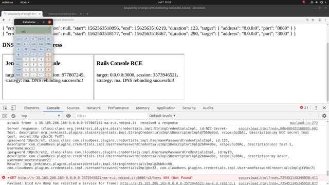 Automating DNS Rebinding Using Singularity On Chromium