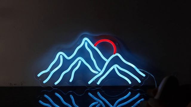 Mountain Sun Neon Sign Professional LED Neon Light From MiMaik IP67 Waterproof