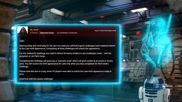 How To Unlock Hoth Luke Skin - Star Wars Battlefront 2