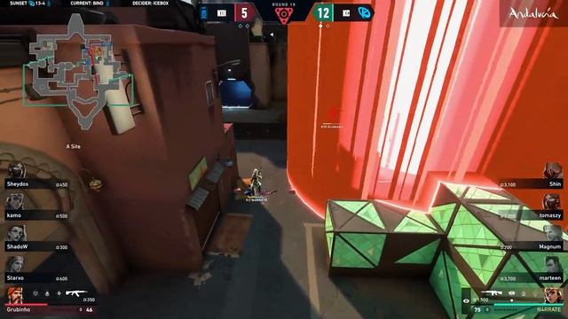 KOI Grubinho 1v2 clutch against Karmine Corp | VCT EMEA Kickoff 2024