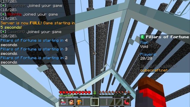 Новогодние мини-игры в Minecraft.