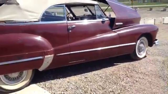 1947 Buick Roadmaster Convertible, Odometer Shows 47003 Miles
