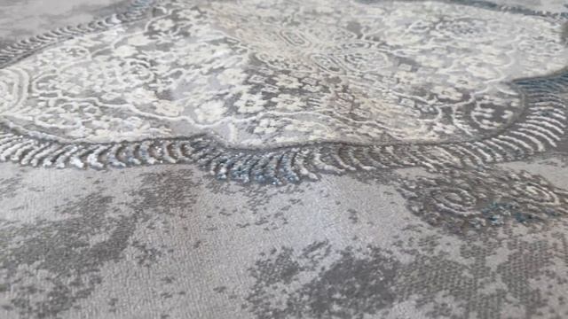 AYASOFYA L.GREY/BLUE Oval