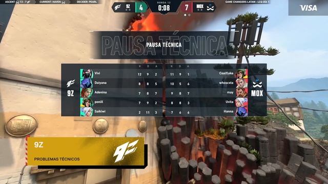 MOX Vs 9Z // VCT Game Changers LATAM VISA | LCQ Día 1 - Mapa 2 | VALORANT