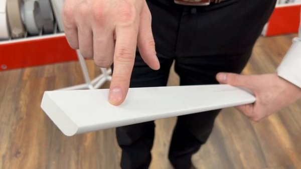 Плинтус из полистирола высокой плотности Волшебная палочка MSPOL 118 55*15*2000 Белый под покраску