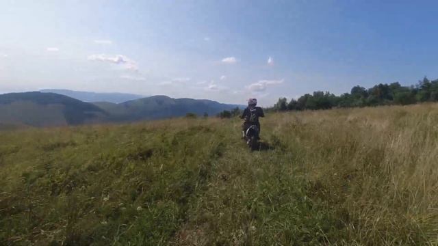 Эндуро прохват на мотоцикле из Адербиевки на Кабардинский перевал.