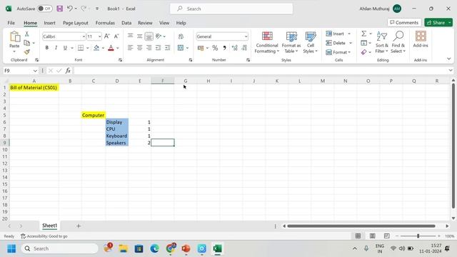✅How To Create BOM(Bill Of Material)in SAP PP(Master Data)|SAP Consultant Tamil