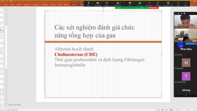 HÓA SINH GAN   ÔN THI NỘI TRÚ Y HÀ NỘI   BSNT Nguyễn Huy Thông
