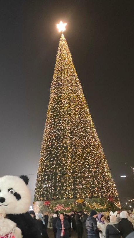 Новогодняя Ёлка 2025 🌲 | Ош | Кыргызстан #shorts