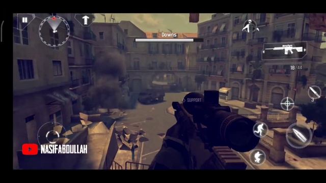 Modern Combat 4-Zero Hour Mission 6- MANHUNT | Walkthrough Android Gameplay | MC4 ZERO HOUR
