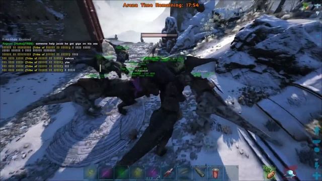 Ark Survival | Official PVP | Hydra | Megapithecus BOSS FIGHT Alpha