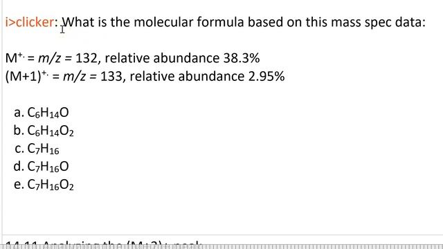 Analyzing The M+1 Peak
