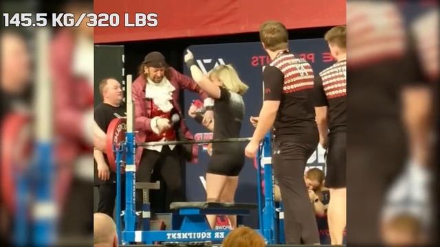 48 Y/o Mother Benches 145.5 Kg (World Record)