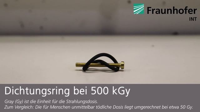 Wie Wirkt Sich Gammastrahlung (einer Cobalt-60-Bestrahlungsanlage) Auf Verschiedene Materialien Aus