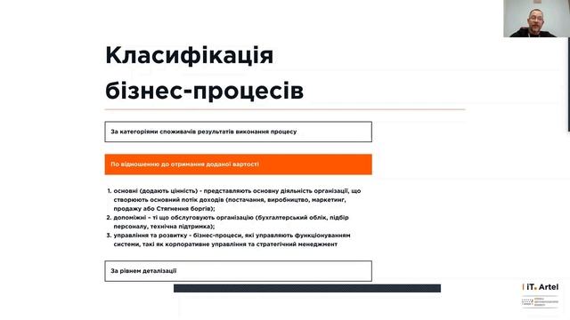 Класифікація бізнес-процесів