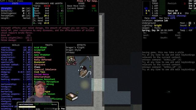 Lets Play / Cataclysm DDA / Asthmatic Magic Dragon / S01-E27