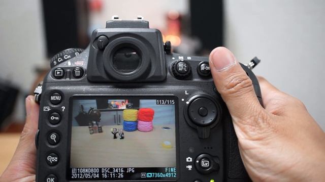 Nikon D800 Live View Test