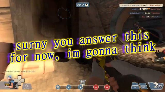 [TF2]Would You Rather 2 Part 5 - Array Licks BellyButton Travi Fucks Cousin?