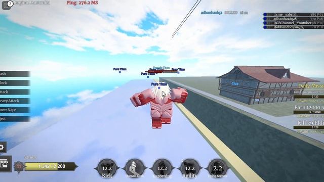 Khi tui lạc vào thế giới titan (Titan warfare - Roblox)