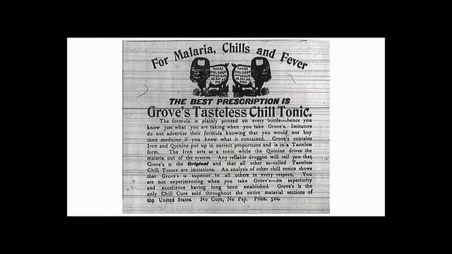 Groves Tasteless Chill Tonic | Antique Bottle Stories