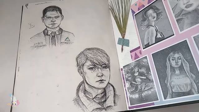 ОБЗОР СКЕТЧБУКА | DETROIT | LIFE IS STRANGE | ПЕРВЫЙ ОБЗОР СКЕТЧБУКА | SKETCHBOOK