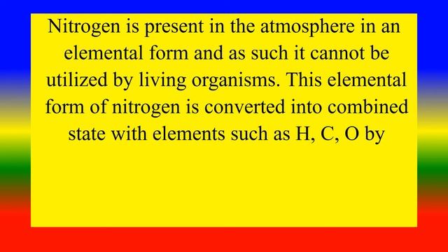 NITROGEN CYCLE - Ecosystem || Environmental Studies
