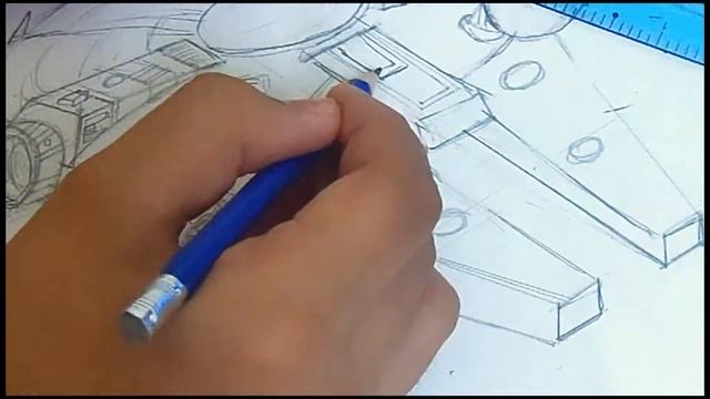 How To Draw The Millennium Falcon From STAR WARS