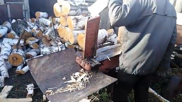 Работа драваколки гидравлической!