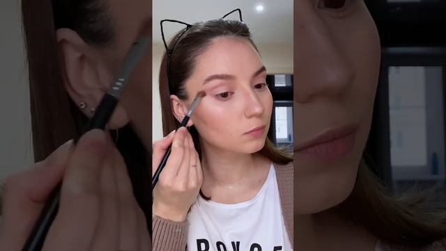 Тестирую универсальную палетку теней от VIVIENNE SABO | ЧАСТЬ 1 #дневноймакияж #нюдовыймакияж