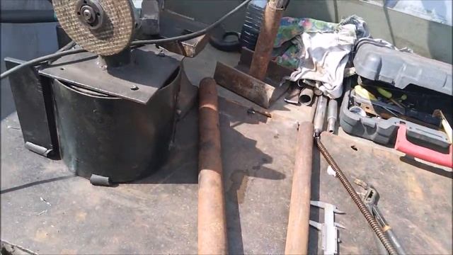 Изготовление телескопической стойки на авто прицеп.