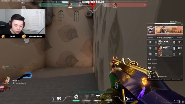 100T DERREK PLAYS AS CYPHER IS OP? BIND MAP! [ VALORANT PRO REPLAY ]