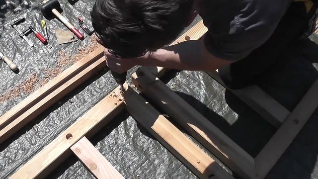 DIY Modern Outdoor Garden Bench Build Yourself