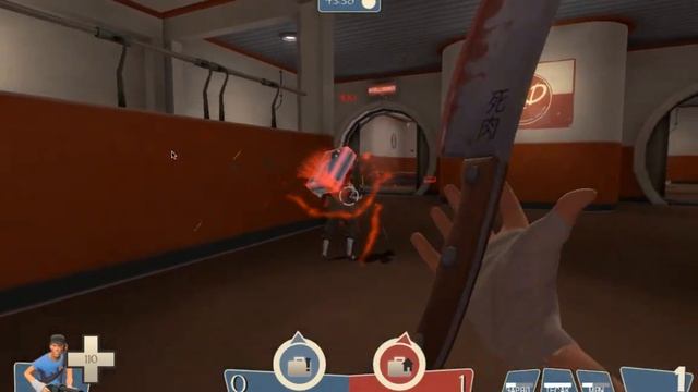Team Fortress 2 Scout. Map Turbine. Stream Gameplay