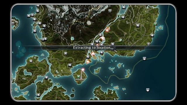 JUST CAUSE 2 Map Airport Locations