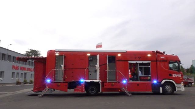 Prezentacja: 306[P]63 Scania G410 Wielka Scania Do Zagrożeń CBRNE Z JRG6 Poznań