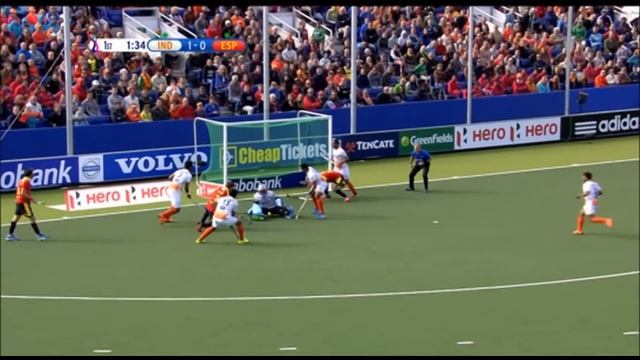 India Vs Spain - Men's Rabobank Hockey World Cup 2014 Hague Pool A [05/6/2014]