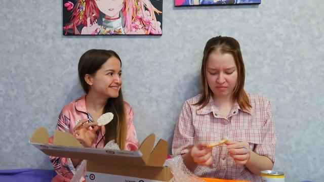 БОКС с азиатскими сладостями || РАСПАКОВКА